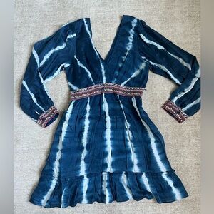 Anthropologie tie dye dress